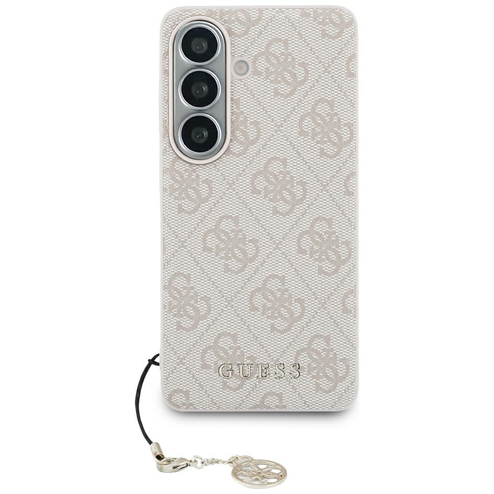 Guess maciņš 4G Classic Logo Charm MagSafe for Samsung Galaxy S26 rozā