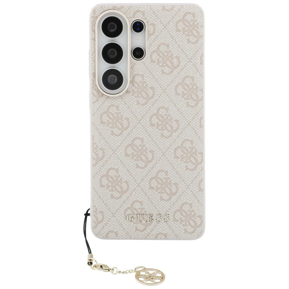 GUESS maciņš for SAMSUNG S26 Ultra GUHMS26LGF4GPI (PU 4G Classic Logo with Charm) rozā