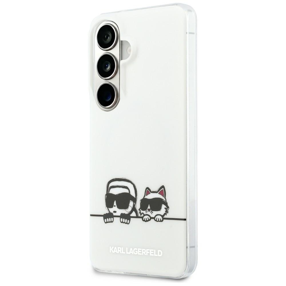 Karl Lagerfeld IML Peekaboo Karl&Choupette MagSafe Maciņš for Samsung Galaxy S26 Plus - caurspīdīgs