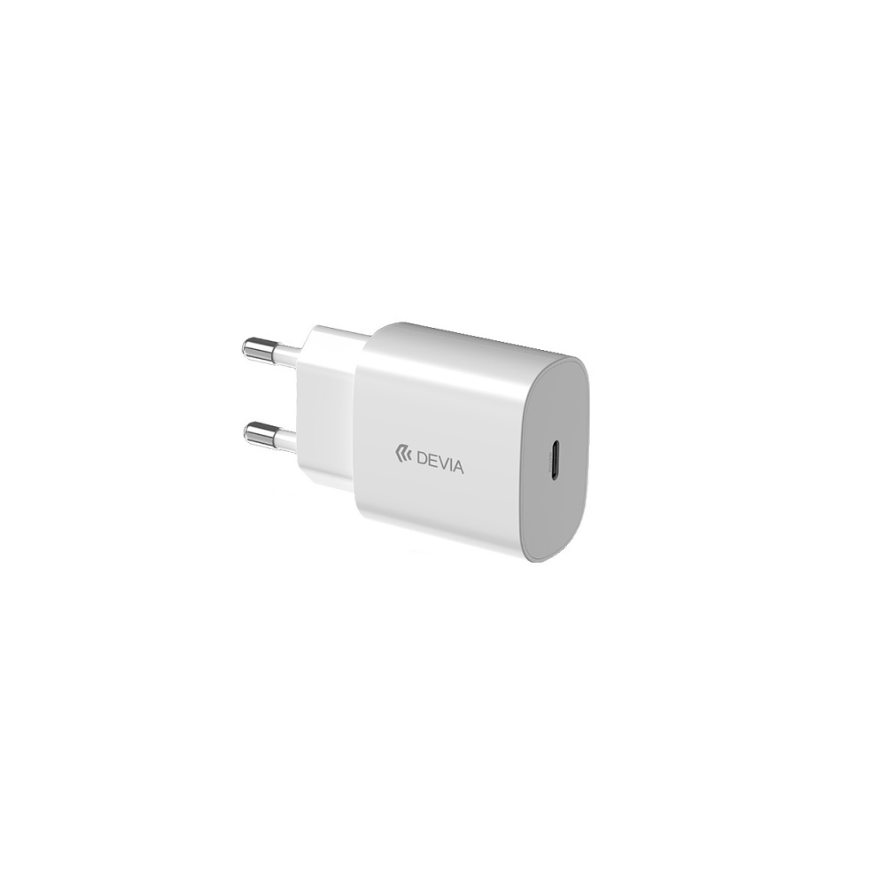 Devia sienas lādētājs Smart PD 25W 1x USB-C balts