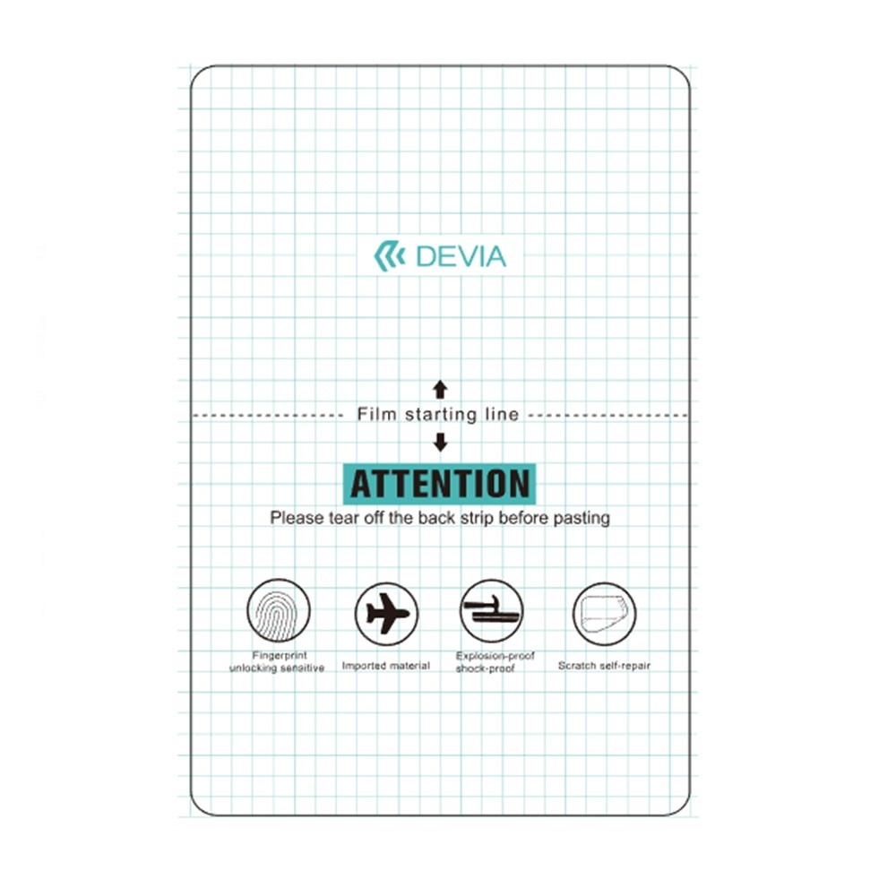 Devia Anticrash folijas komplekts tabletēm griešanas mašīnai 20 gab 22,5 x 32,5 cm
