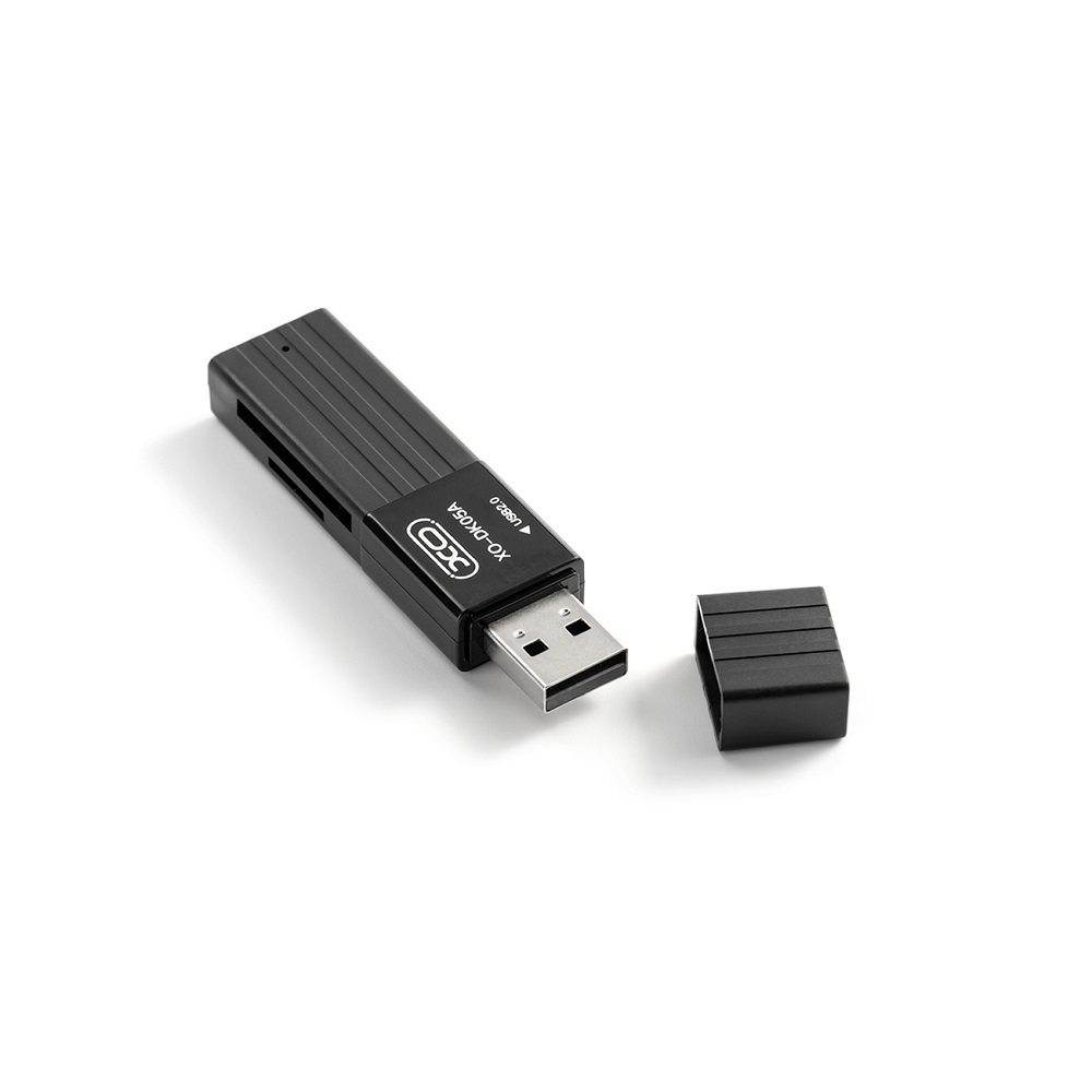 XO karšu lasītājs 2 in 1 DK05A USB 2.0 melns