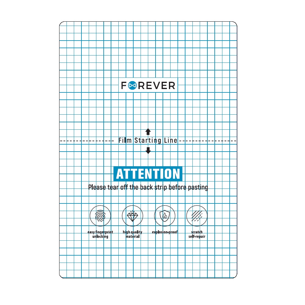 Forever komplekts plēve pret izkrišanu tabletēm griešanas mašīnai 20 gab. 22,5 x 32,5 cm