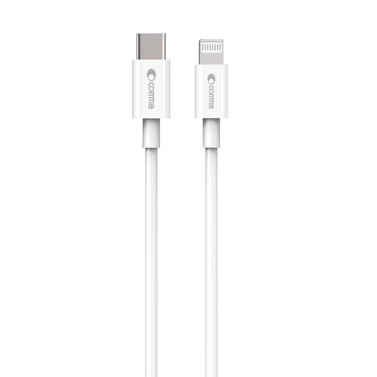 Comma kabelis Jub MFi USB-C - Lightning 3A 1,5 m balts