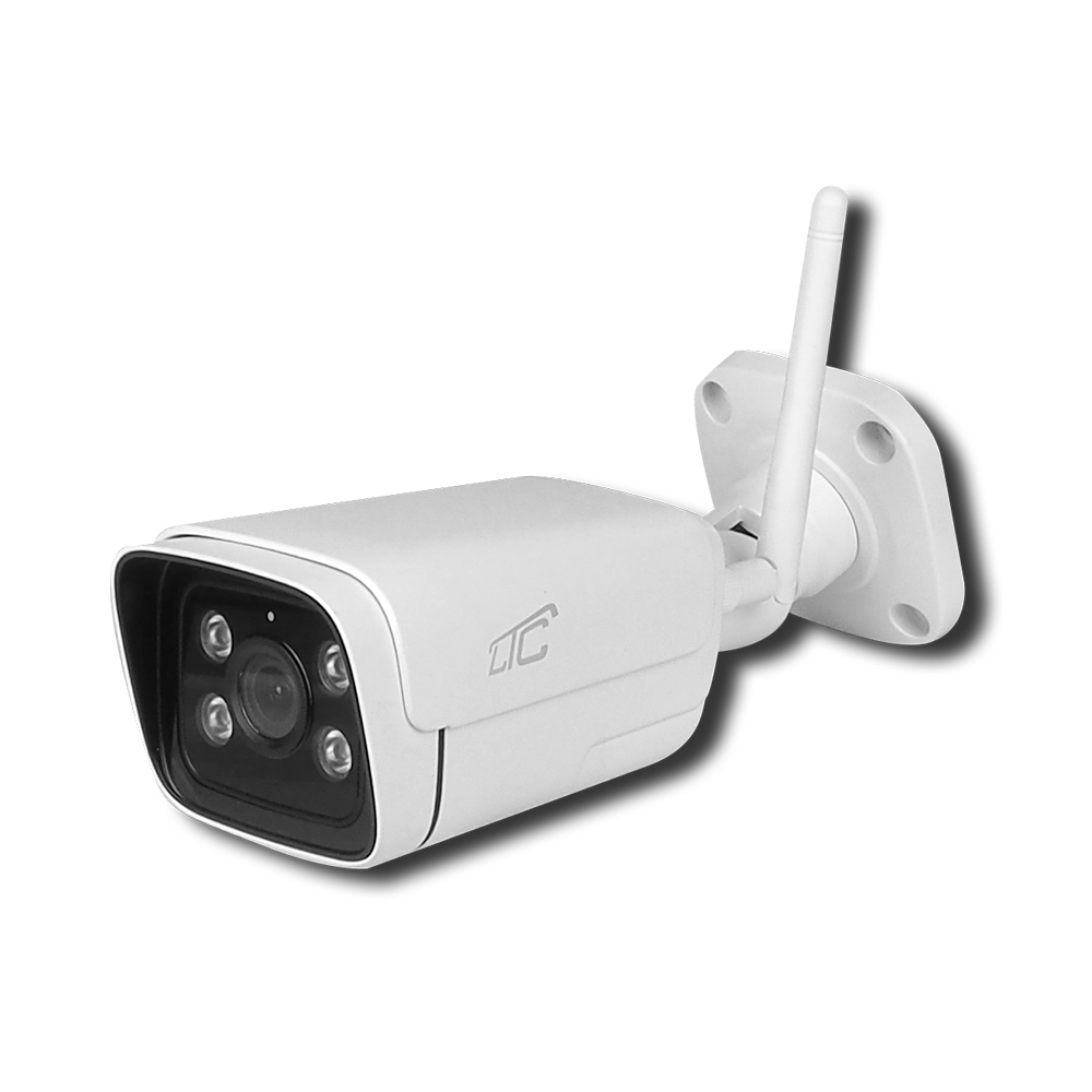 Ārējā IP kamera BULLET white IP66 PTZ WiFi&LAN 4Mpix 85*LED 4*IR 10W DC12V/1A LTC Vision