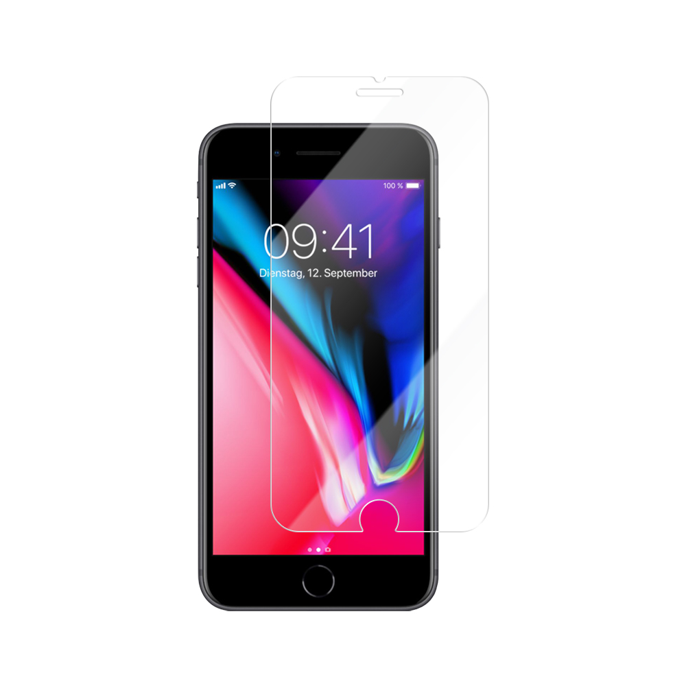 Vmax rūdīts stikls 2,5D Normal Clear Glass priekš iPhone 7 / 8 Plus