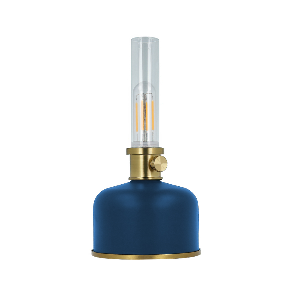 Retro Petroleum LED Lampa zils FLR-35 Forever Light