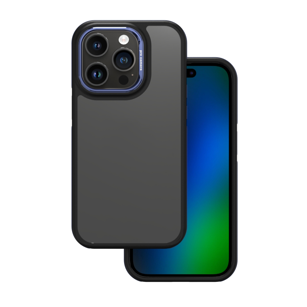 Crystal Black case for iPhone 16e / 17e blue