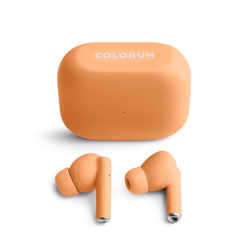 COLORUM TWS Bluetooth austiņas CTWS-14 x persiku Fuzz