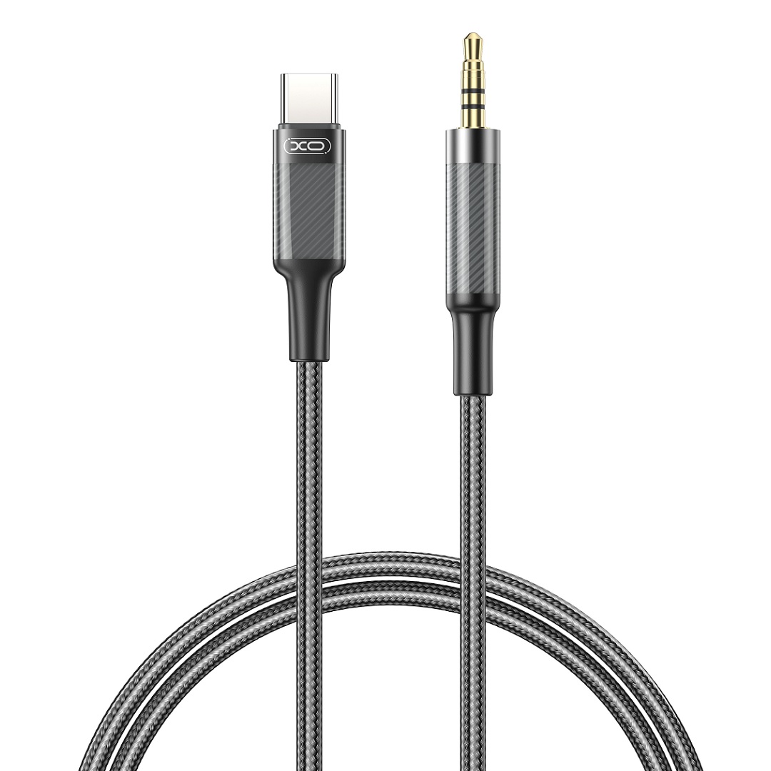 XO audio kabelis NB-R279B USB-C - jack 3,5 mm 1,0 m balts