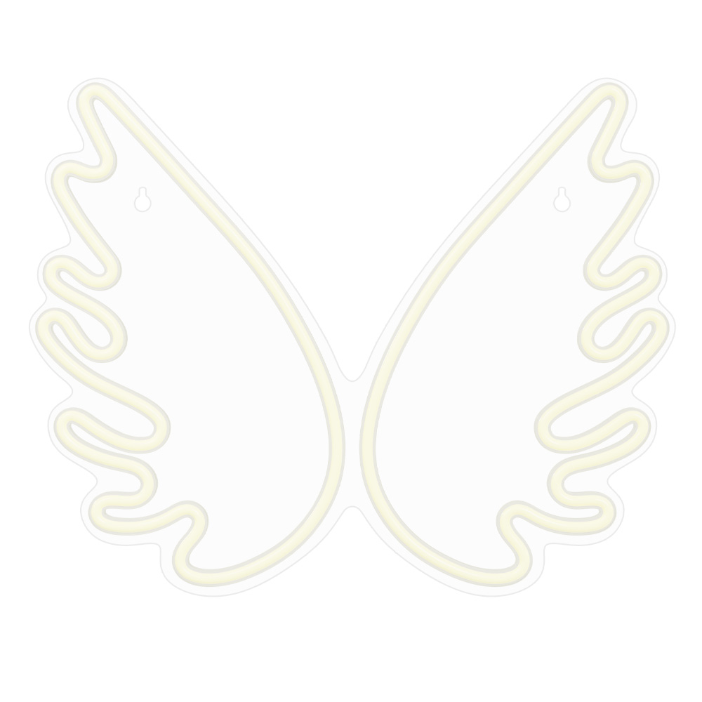 Neon PLEXI LED WINGS balts FPNE09X Forever Light