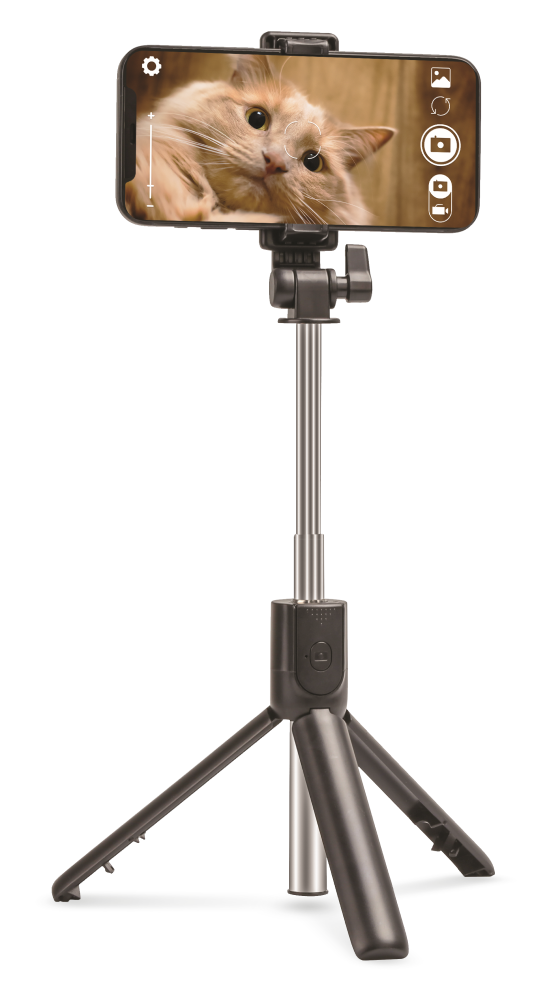 Setty pašportretu nūja bluetooth ar statīvu SSB-01 melna JO