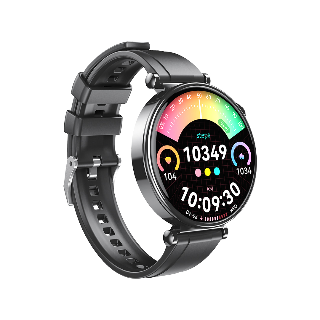 XO smartwatch GT4 Mini Amoled melns