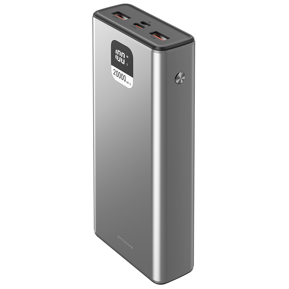 Proove portatīvais lādētājs Guardian 22.5W 20000mAh metal pelēks