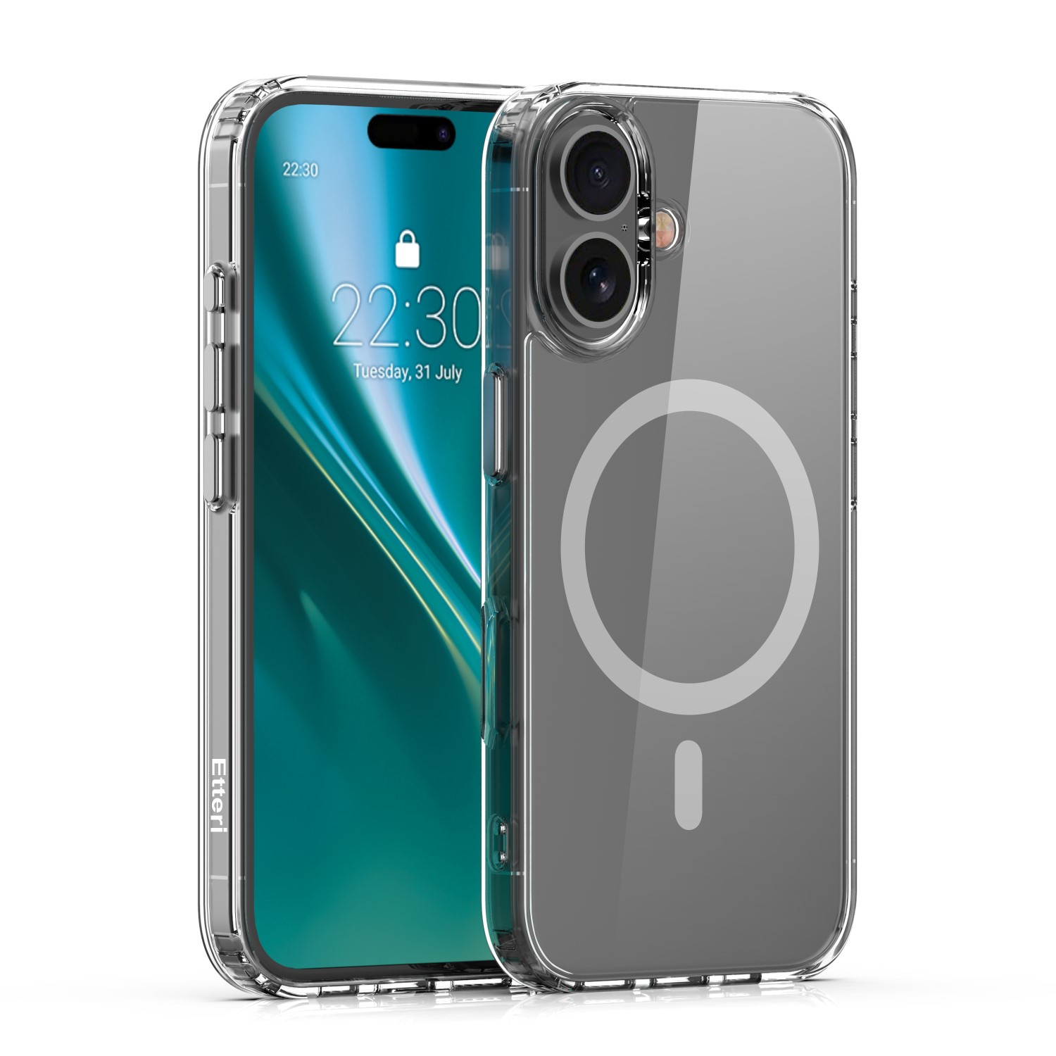 Etteri Color Mag maciņš for iPhone 16 6,1" pelēks