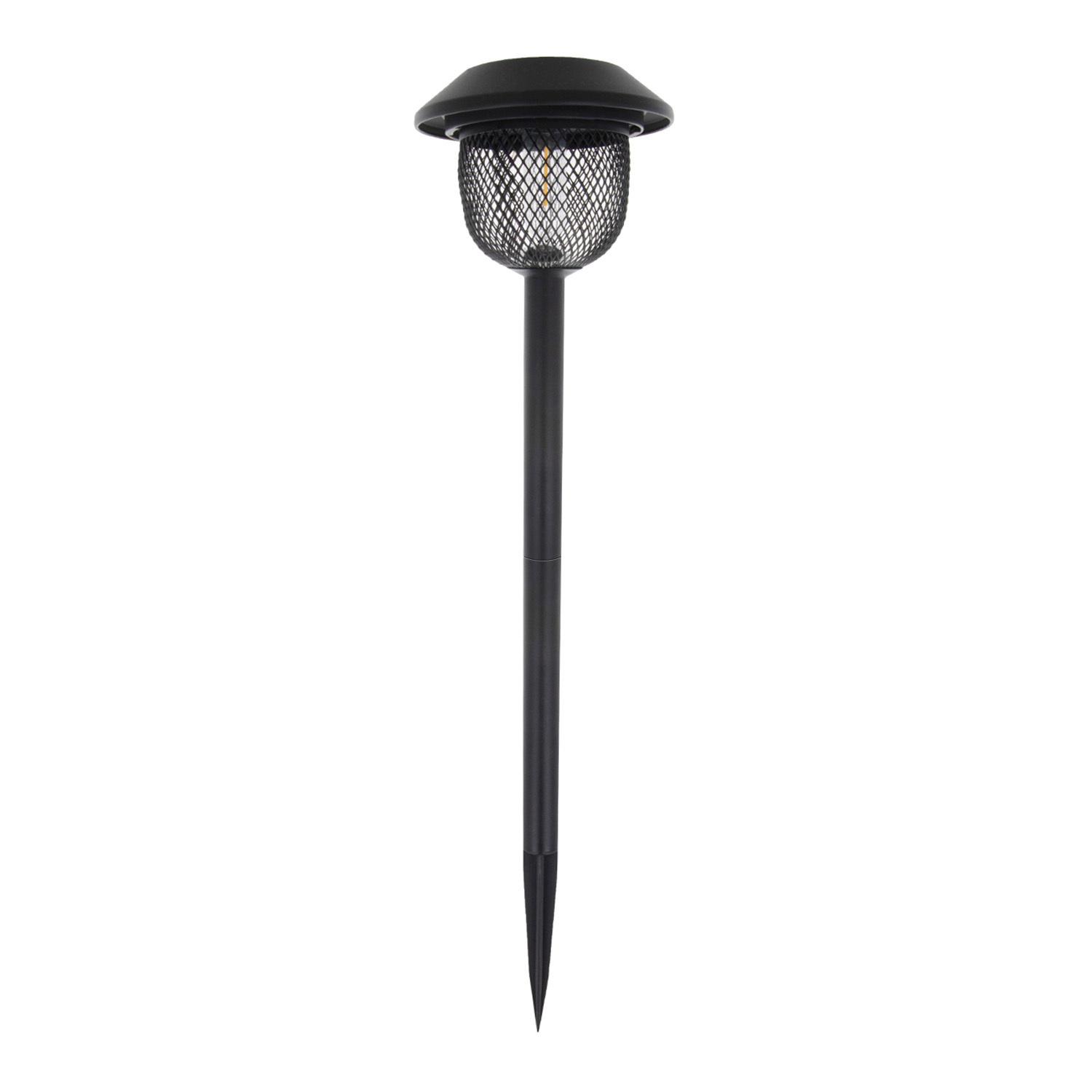 Forever Light Solar LED Lamp Steel Post SUNARI FLS-30 black