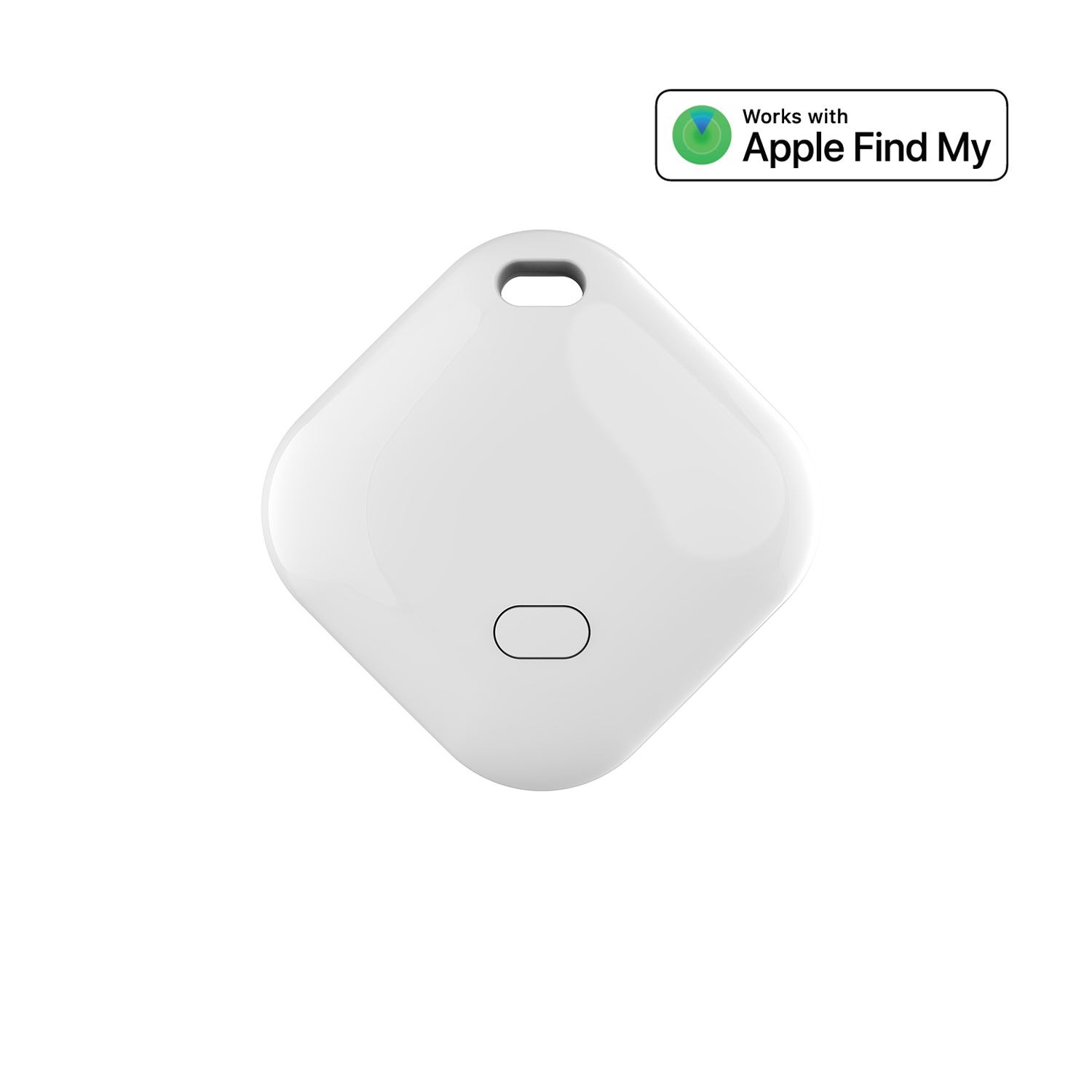 Sētas meklētājs FindMy square TFO TAG 02 balts + etui