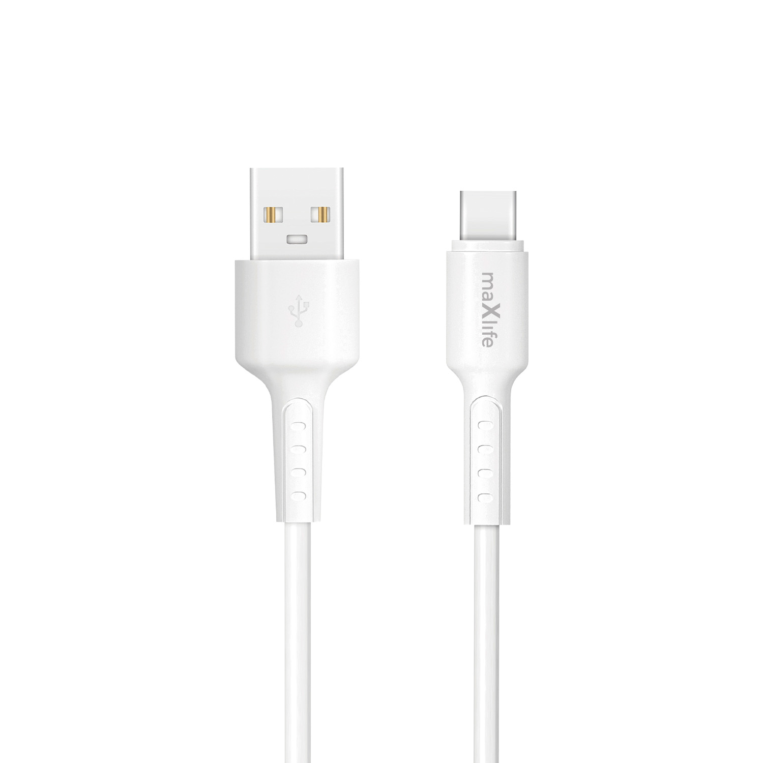 Maxlife MXUC-13 kabelis USB-A - USB-C 1,0 m 3,0A balts