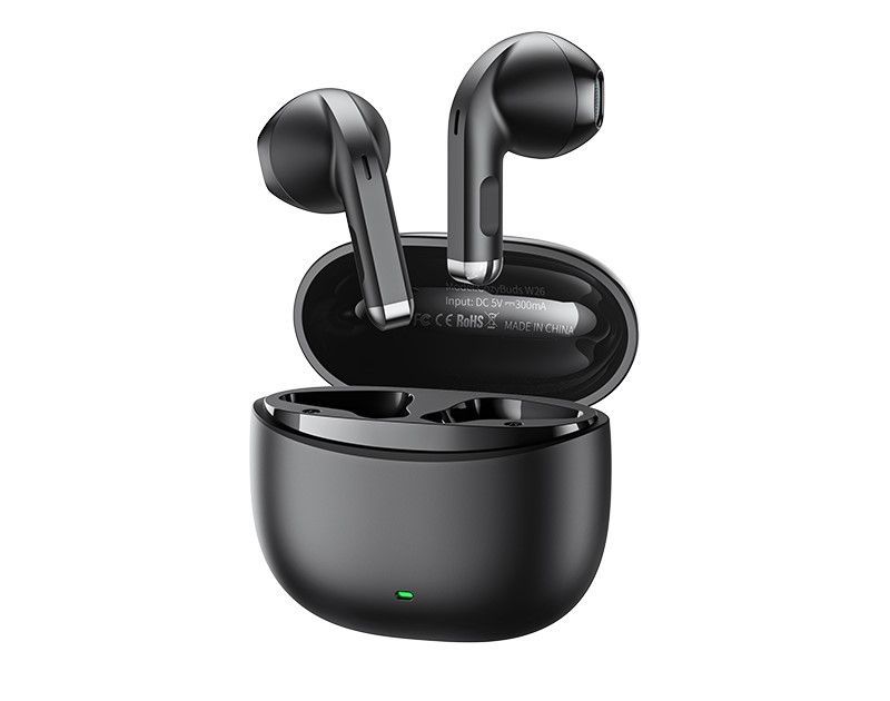 REMAX EARPHONES BLUETOOTH TWS W26 melns