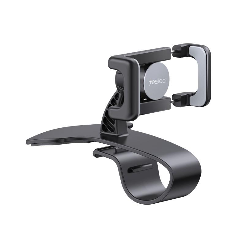 YESIDO CAR HOLDER C103 FOR DASHBOARD melns