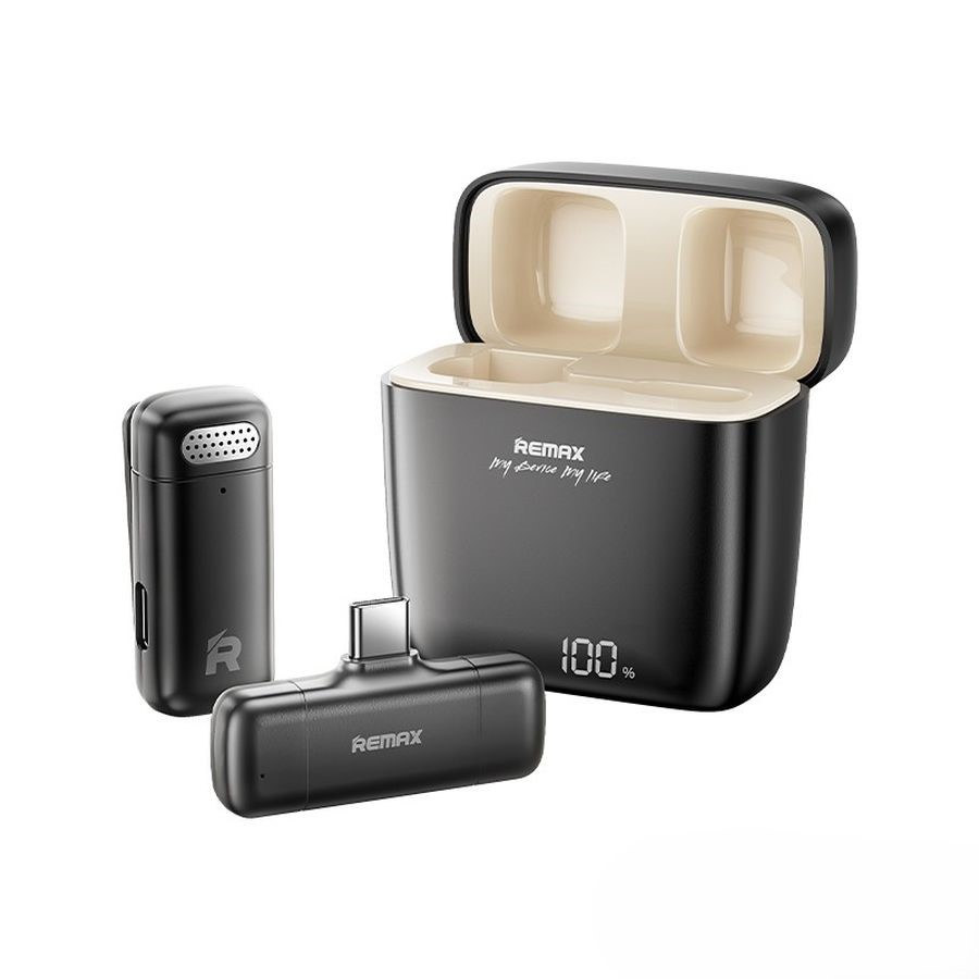 REMAX MICROPHONE K13 WITH CLIP USB-C melns