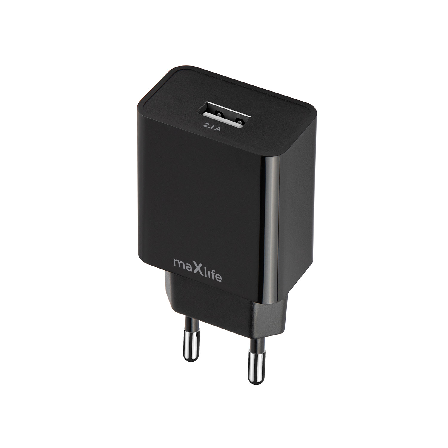 Maxlife MXTC-11 lādētājs 1x USB-A 2,1A melns