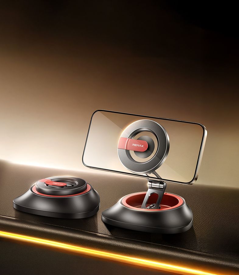 CAR MOUNT REMAX RM-C10 MAGNETIC FOLDABLE melns