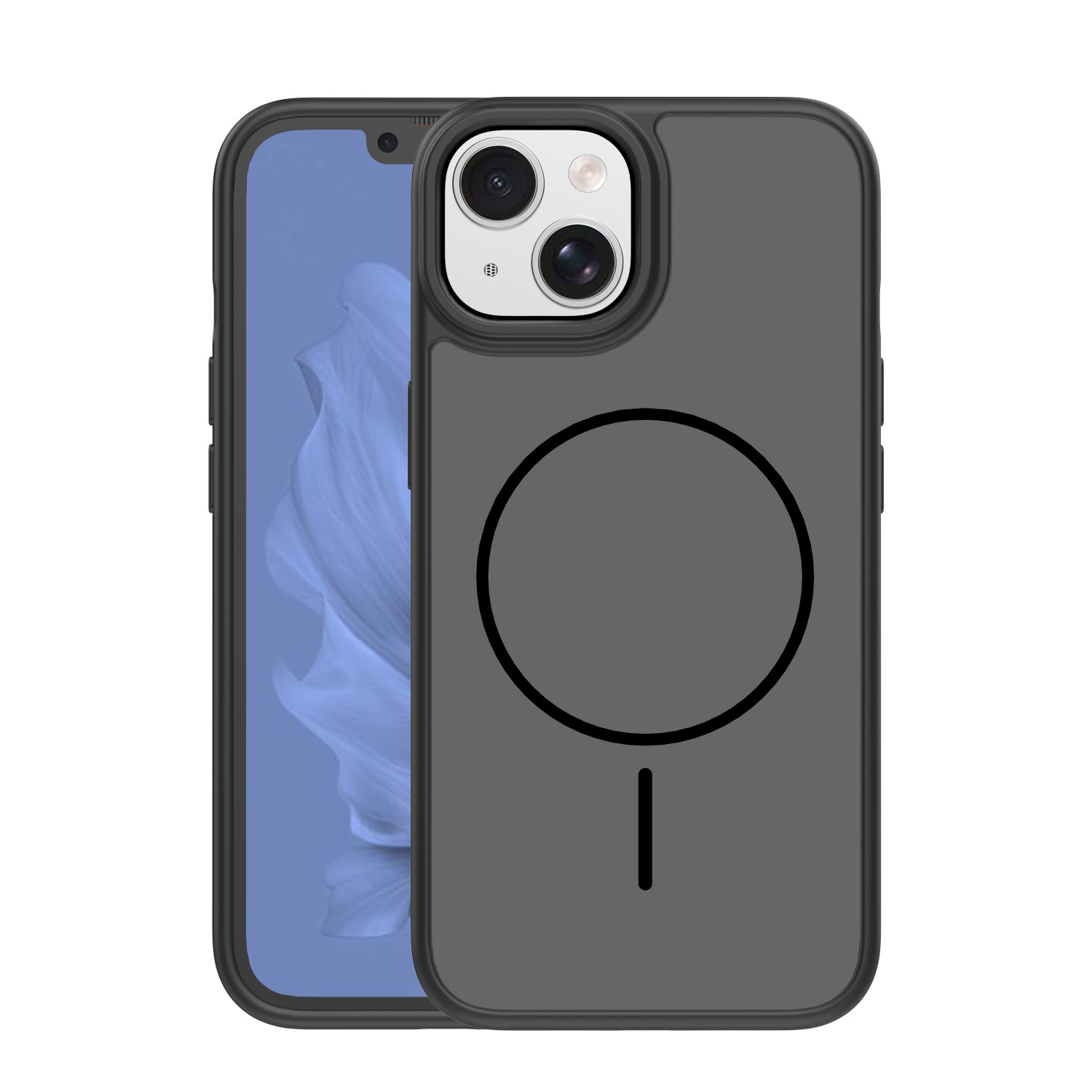 Frame Thin Mag maciņš for iPhone 13 6,1" melns