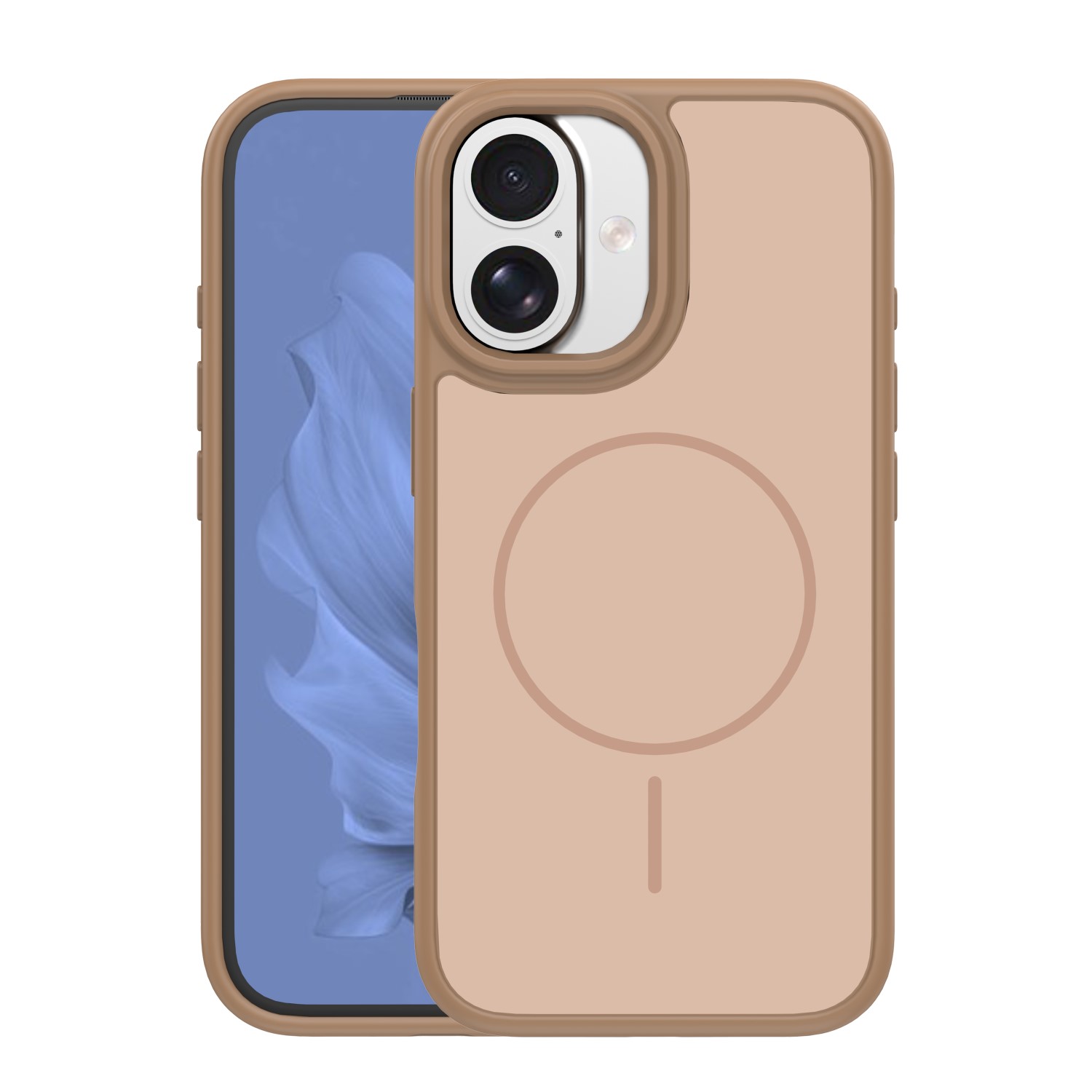 Frame Thin Mag maciņš for iPhone 17 6,3" brūns