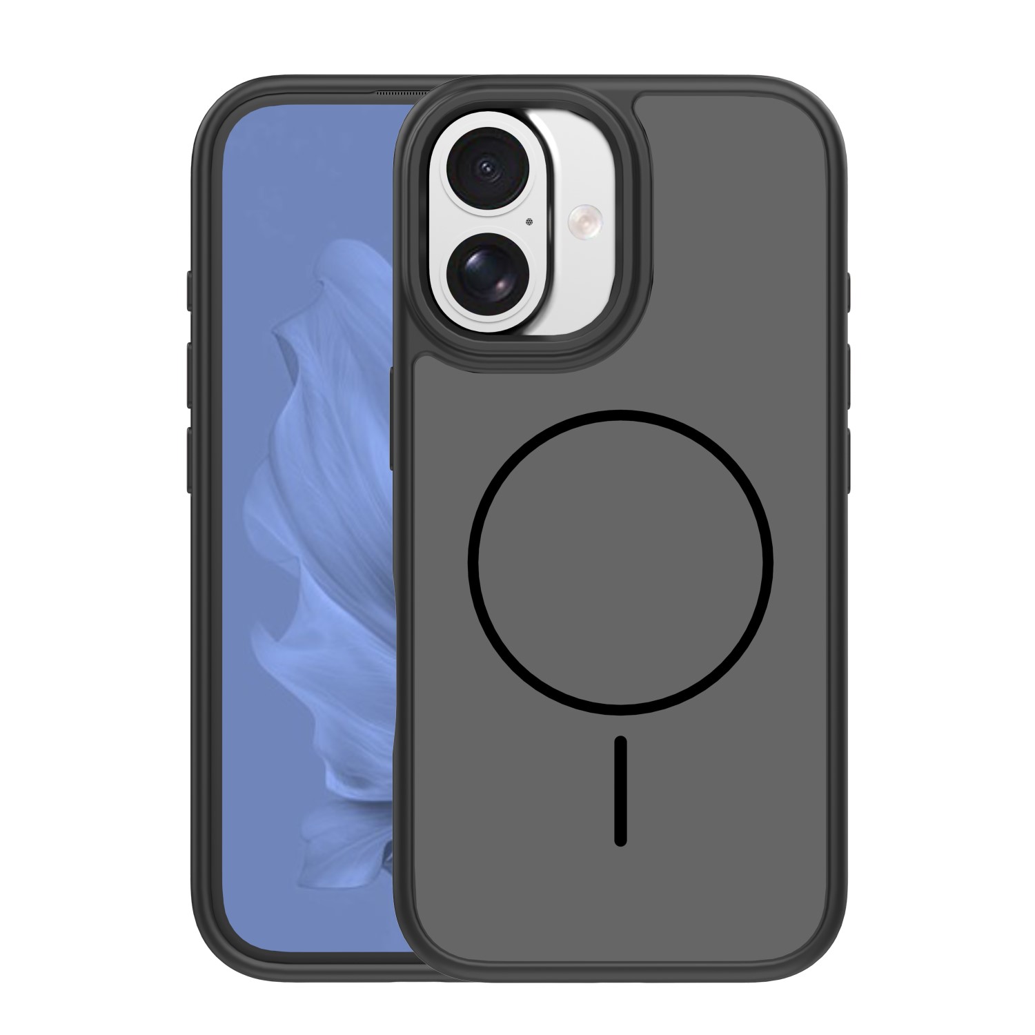 Frame Thin Mag maciņš for iPhone 16 6,1" melns