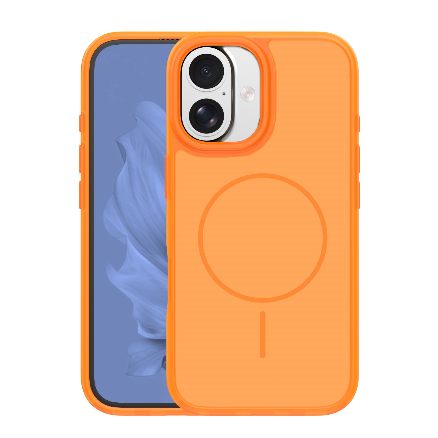 Frame Thin Mag maciņš for iPhone 16 6,1" oranžs