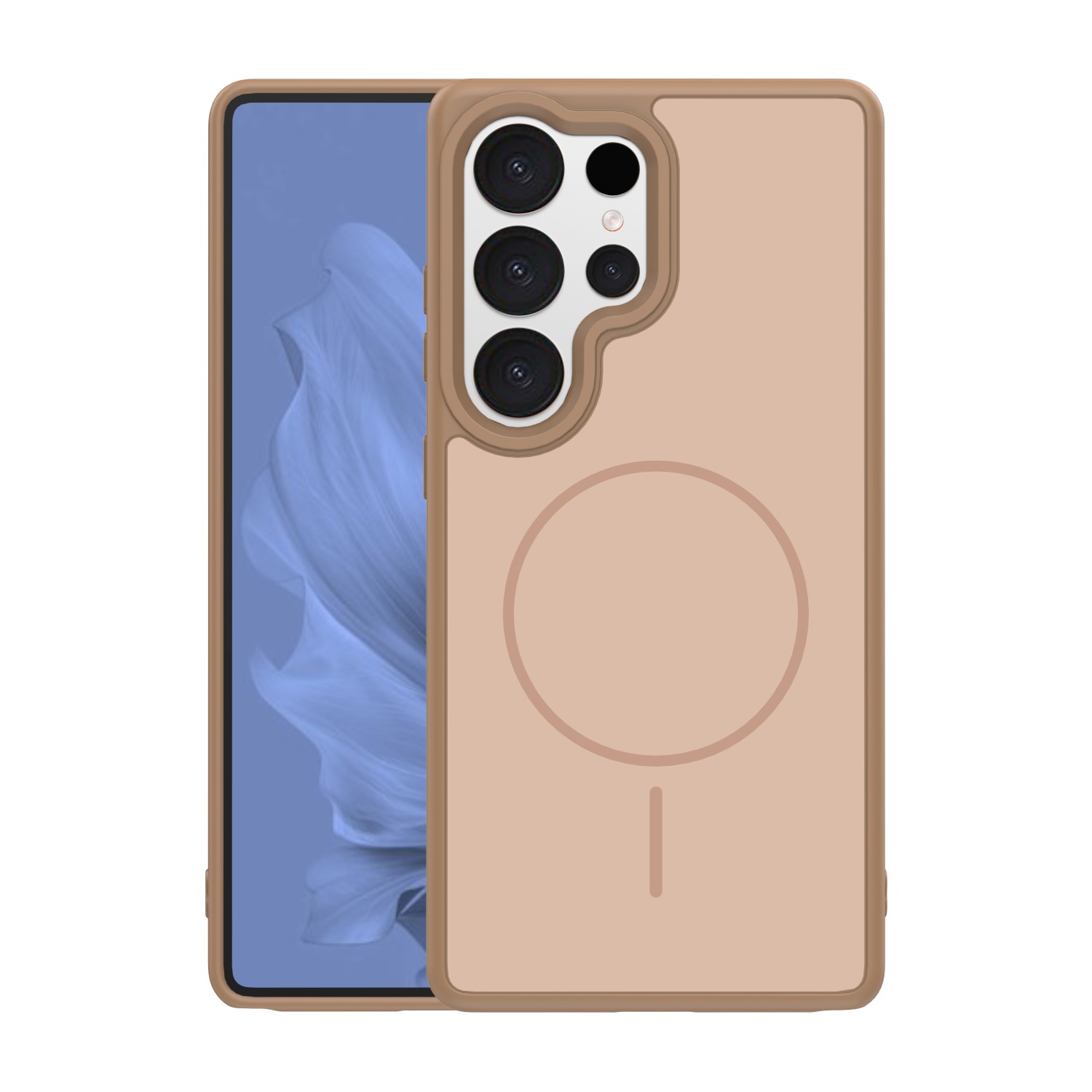 Frame Thin Mag maciņš for Samsung Galaxy S25 Ultra brūns