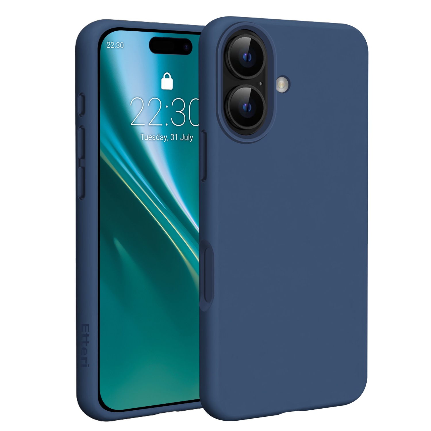 Etteri Silikona Mag maciņš for iPhone 17 tumši zils