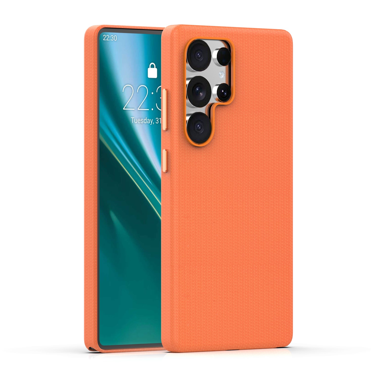 Etteri Elegant Mag maciņš for Samsung Galaxy S25 Ultra oranžs