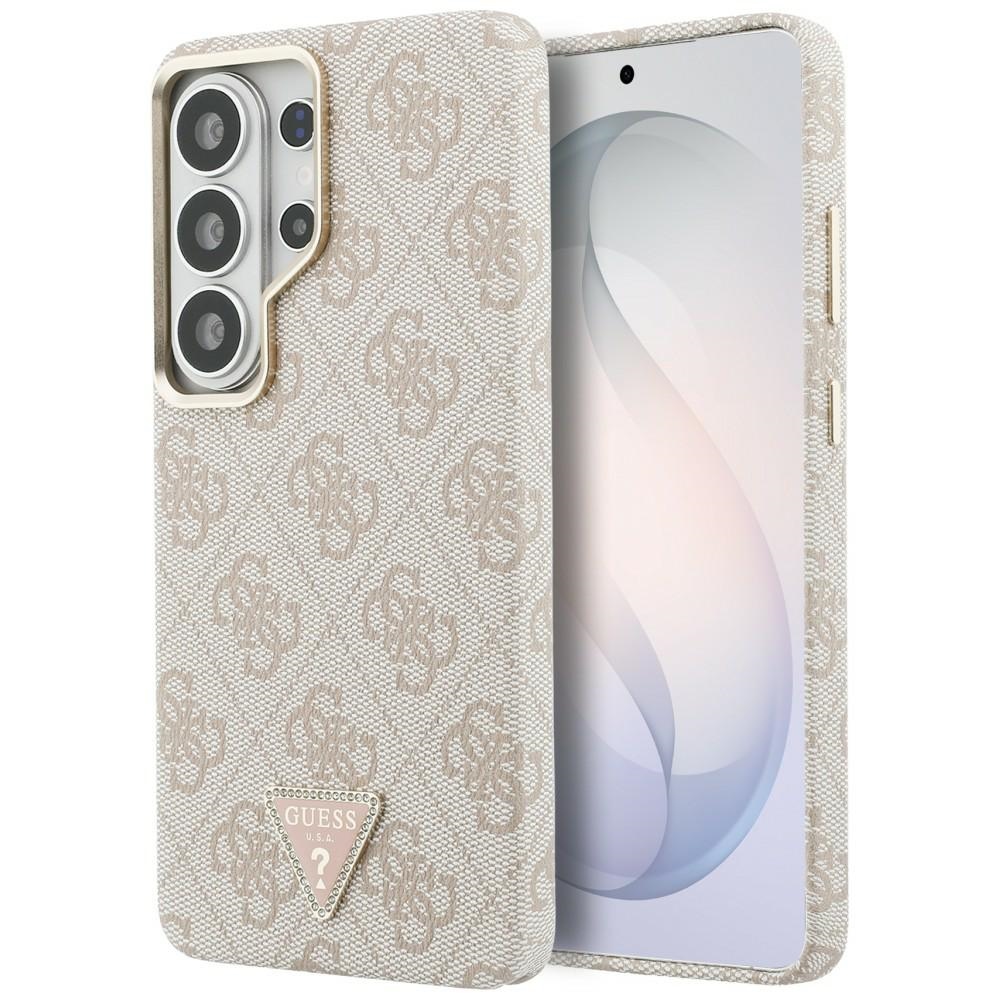 Guess maciņš 4G Triangle Logo MagSafe for Samsung Galaxy S26 Ultra rozā