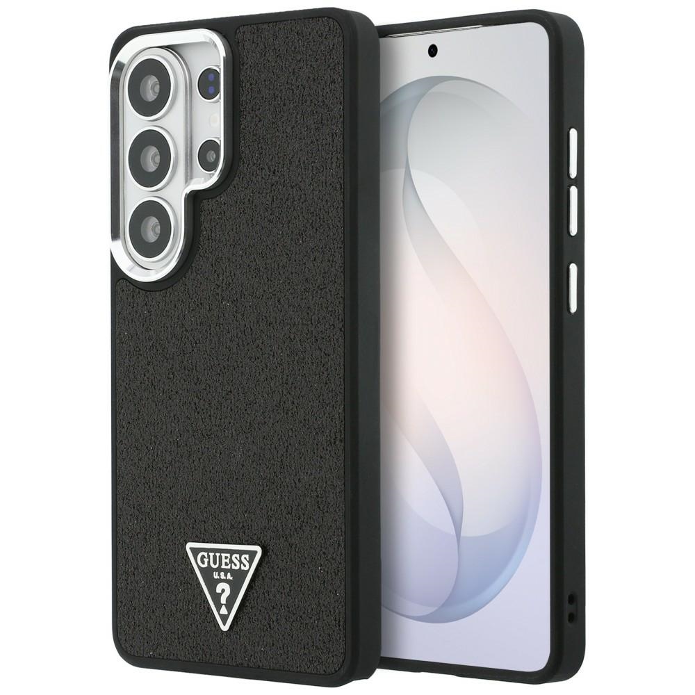 Guess maciņš Fixed Glitter Triangle MagSafe for Samsung Galaxy S26 Ultra melns