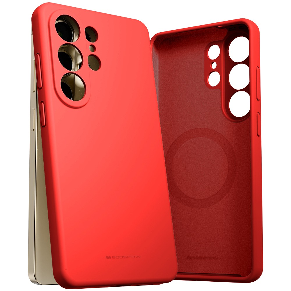 Case Mercury Pure Magsafe Silicon Case Samsung S948 S26 Ultra red