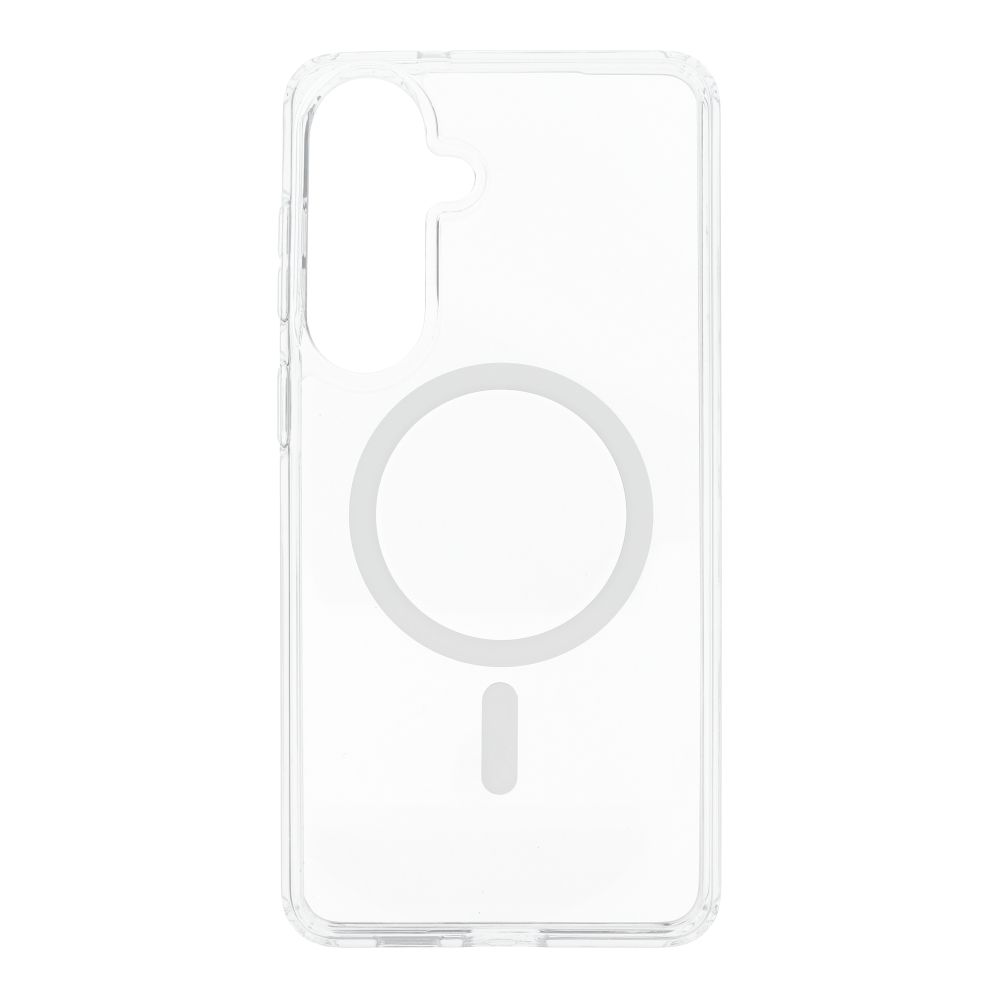 Maciņš for Samsung S26 PLUS Forcell F-Protect Clear Hybrid Premium saderīgs ar MagSafe caurspīdīgs