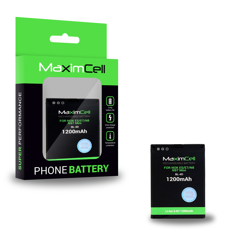 Maximcell Baterija for Nokia E5/E7/N8/N97 Mini (BL-4D) 1200mAh Li-ion