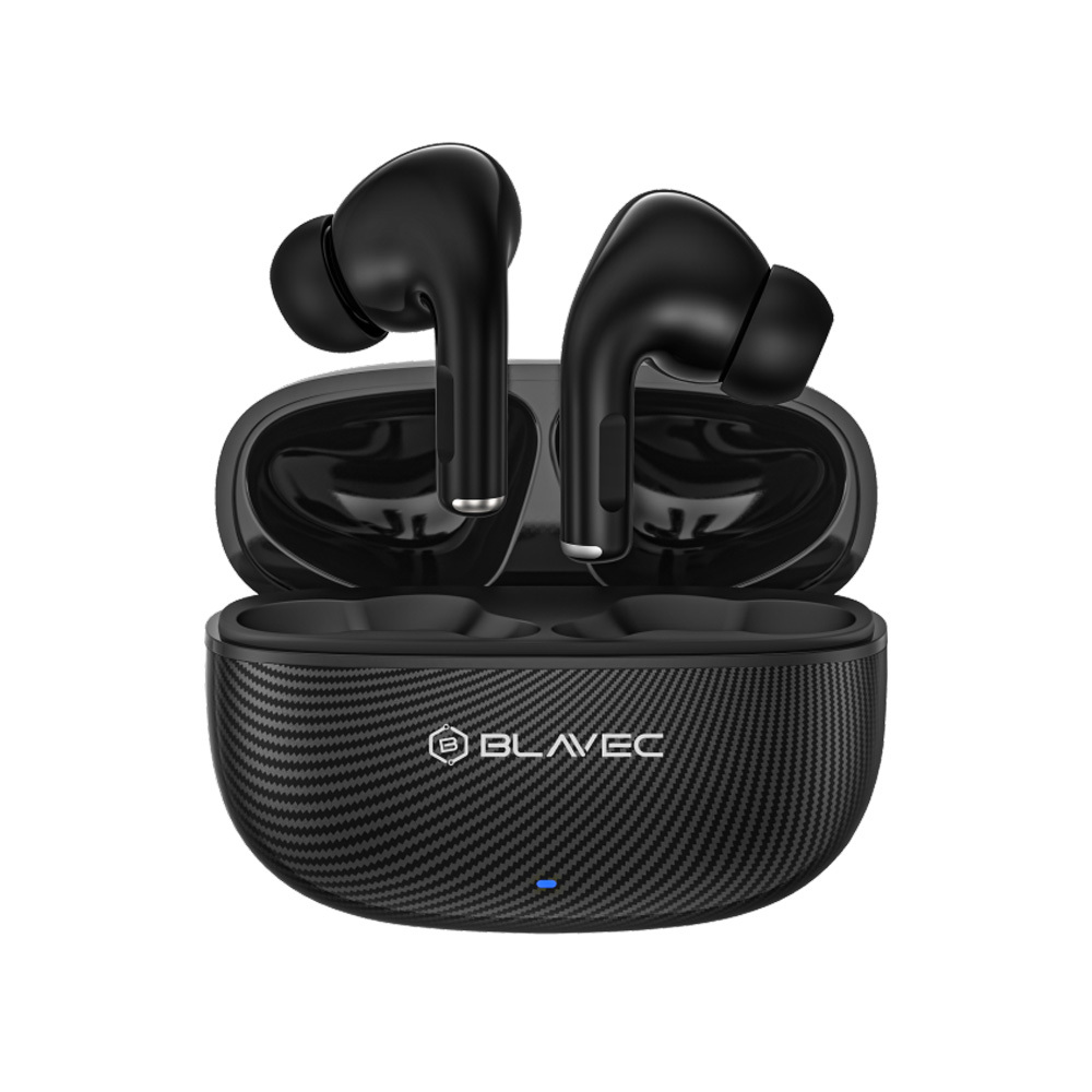Blavec Bluetooth TWS Austiņas BW-02 Carbon (BW02-B) melns