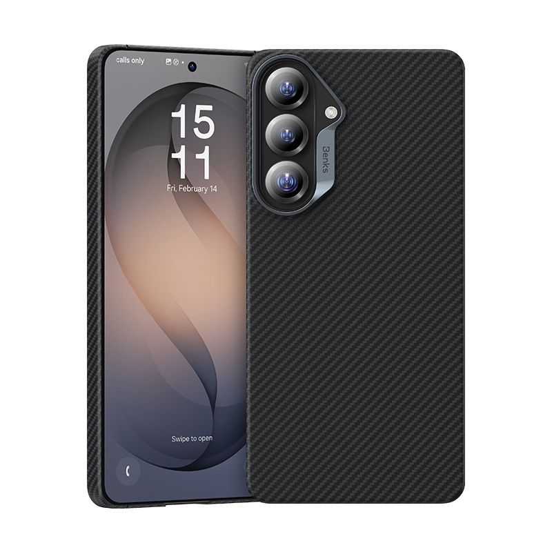 Benks Magnetic Armor Air Kevlar Maciņš Metal Frame 600D (J048) for Samsung Galaxy S26 melns