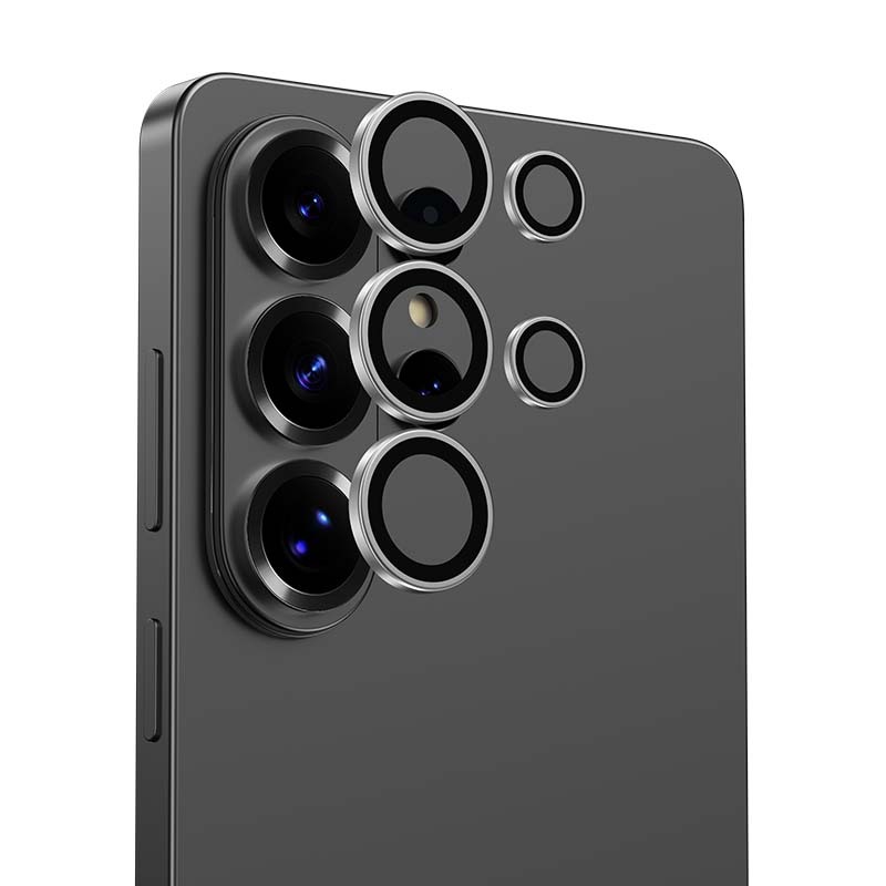 Benks rūdīta stikla stikls Warrior Lens Protector kameras aizsargstikls priekš Samsung Galaxy S26 Ultra (objektīvs 5 gabali) sudraba krāsā