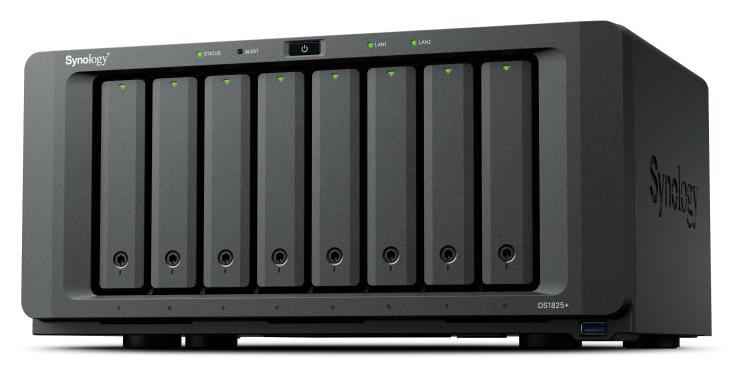 Synology DS1825+ tīkla krātuve 8 vietu Tower