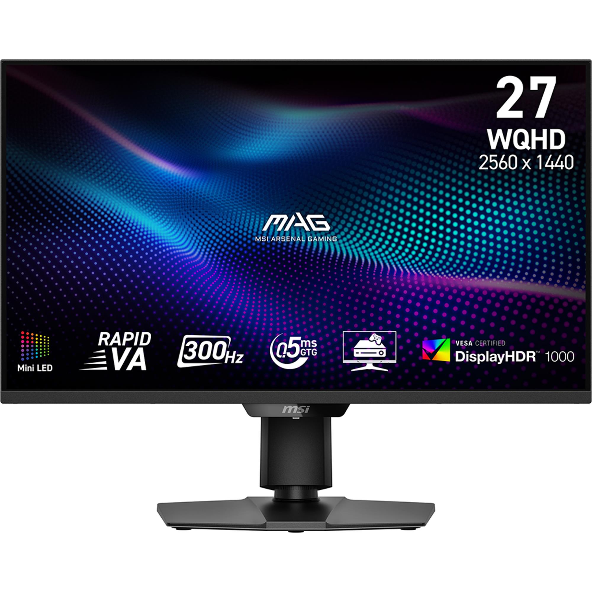 LCD monitors MSI MAG 274QPF X30MV 27" spēļu bez rāmja VA 2560x1440 300Hz 0.5ms melns