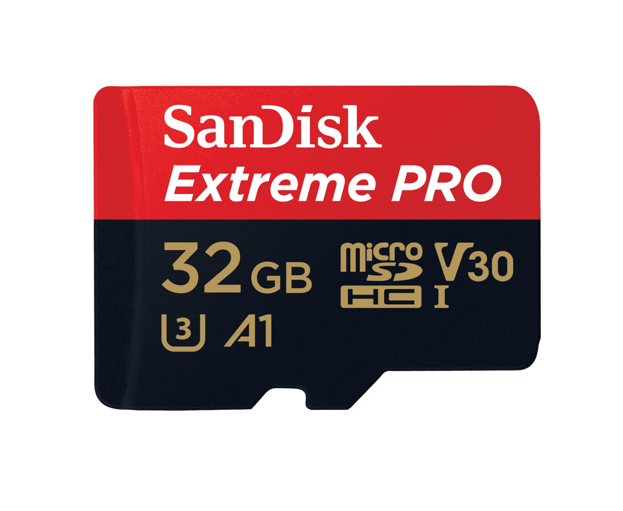 SanDisk Micro SDHC 32GB UHS-I atmiņas karte ar adapteri