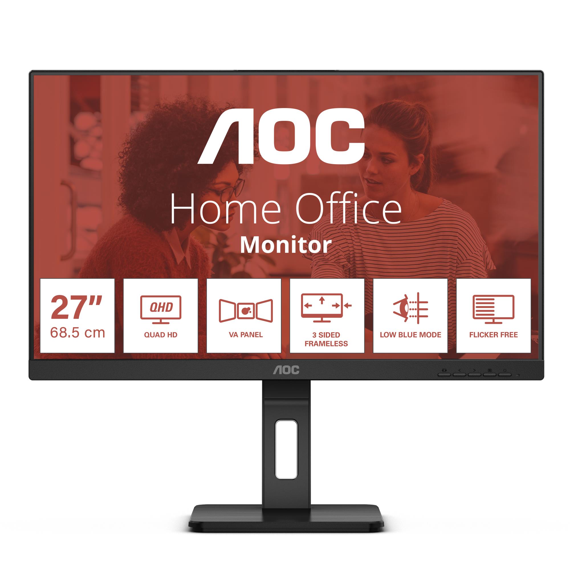 Monitors AOC 27" Quad HD 2560x1440 Q27E3UMF