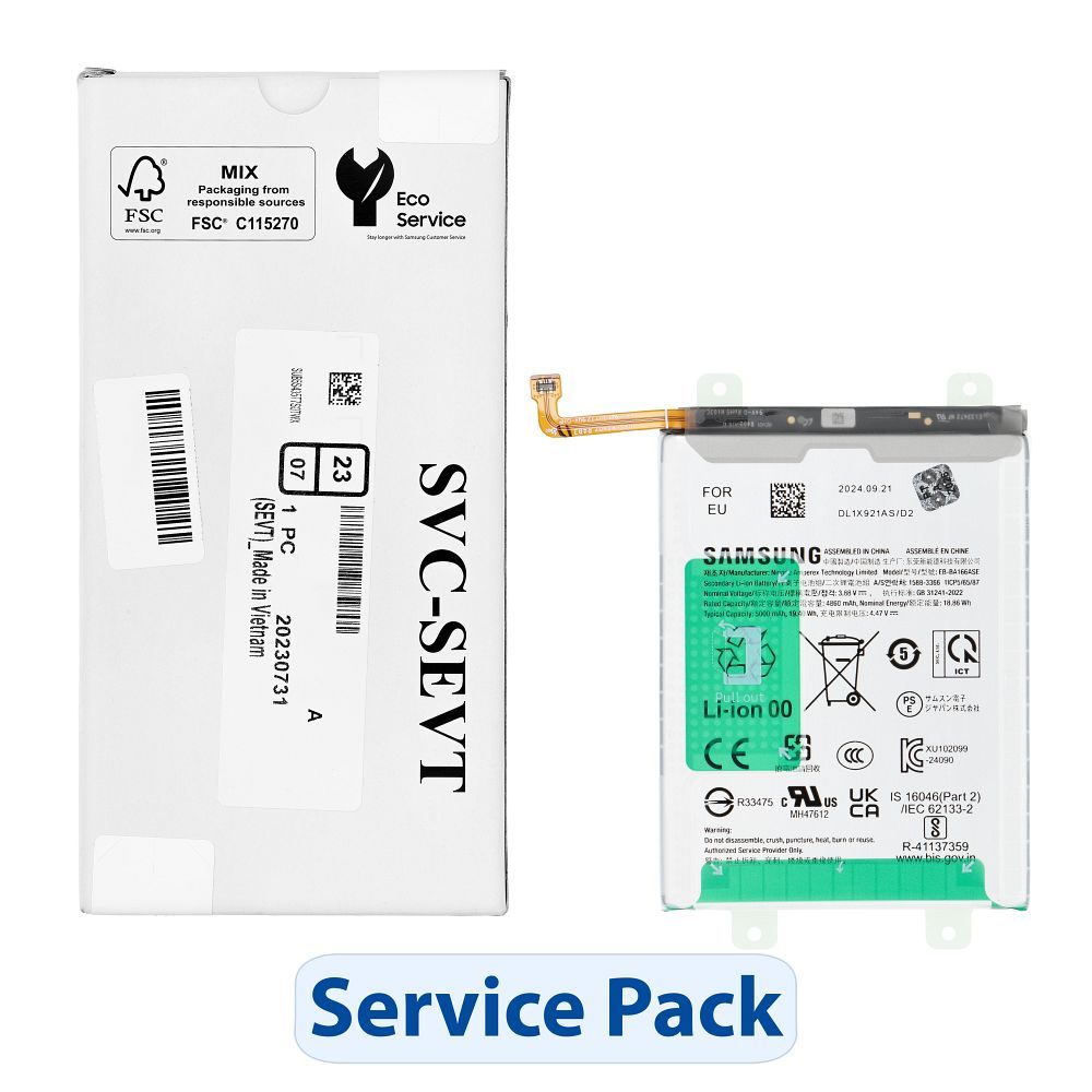 ServicePack baterija EB-BA166ASE SAMSUNG A26 5G A266B GH82-37053A
