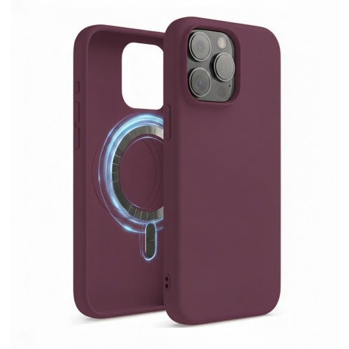 Maciņš "TM MagSafe Silicone" iPhone 12 (iPhone 12 Pro) / Violets /
