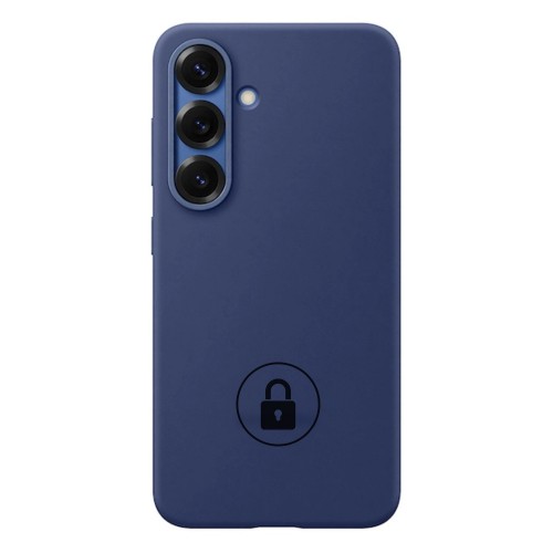 Maciņš "Silicone Cover" Samsung S931 S25 / zils / iepakojumā