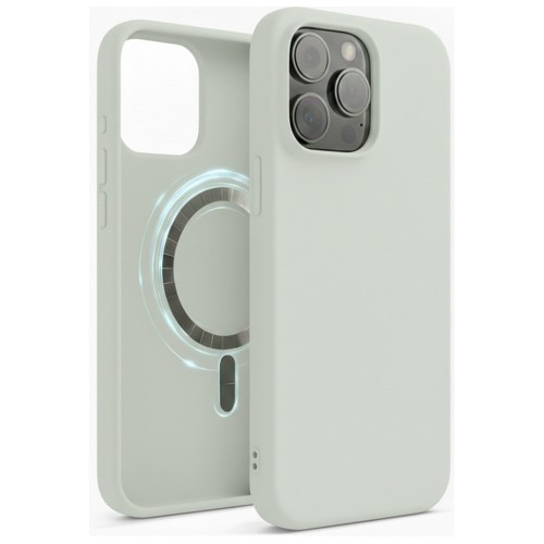 Maciņš "TM MagSafe Silicone" iPhone 16 / Akvamarin /